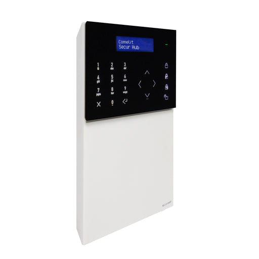 Comelit - Einbruchmeldezentrale Funkzentrale 32 Zonen HUB32LCD f.SecurHub, WLAN, IP