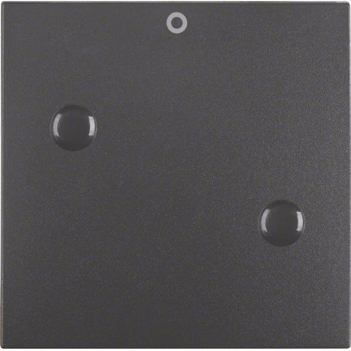 Berker - Abdeckung/Bedienelement für Installationsschalterprogramme Wippe anschraubbar 15731606 mit Aufdruck "0" B.1