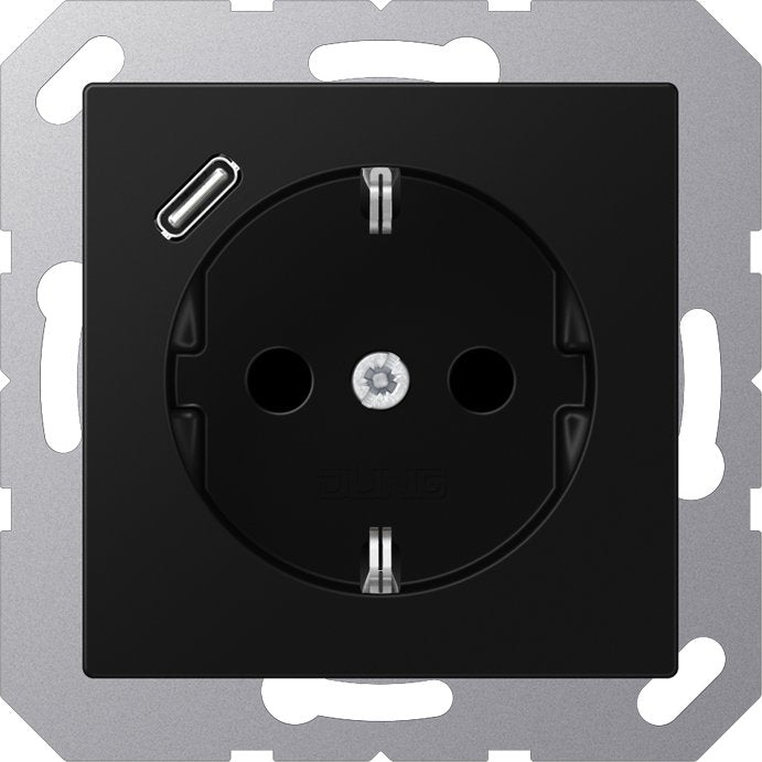 Jung - Steckdose SCHUKO Steckdose A 1520-18 C SWM mit USB Typ C