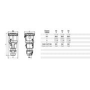 Bals Elektrotech - CEE-Kupplung (IEC 60309) CEE-Kupplung 310493