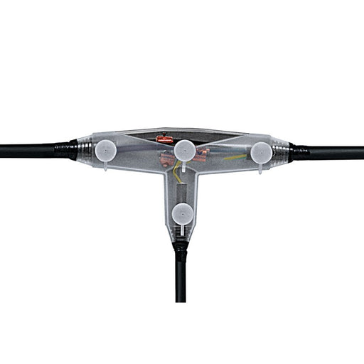 HellermannTyton - Verbindungs- und Abzweigmuffe (-garnitur) Verbindungsmuffe T-2 / SF-PUR-BK 5x16-5x10