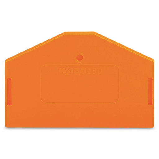 WAGO - Abschluss- und Zwischenplatte für Reihenklemme Abschlußplatte 280-313 2,5mm orange