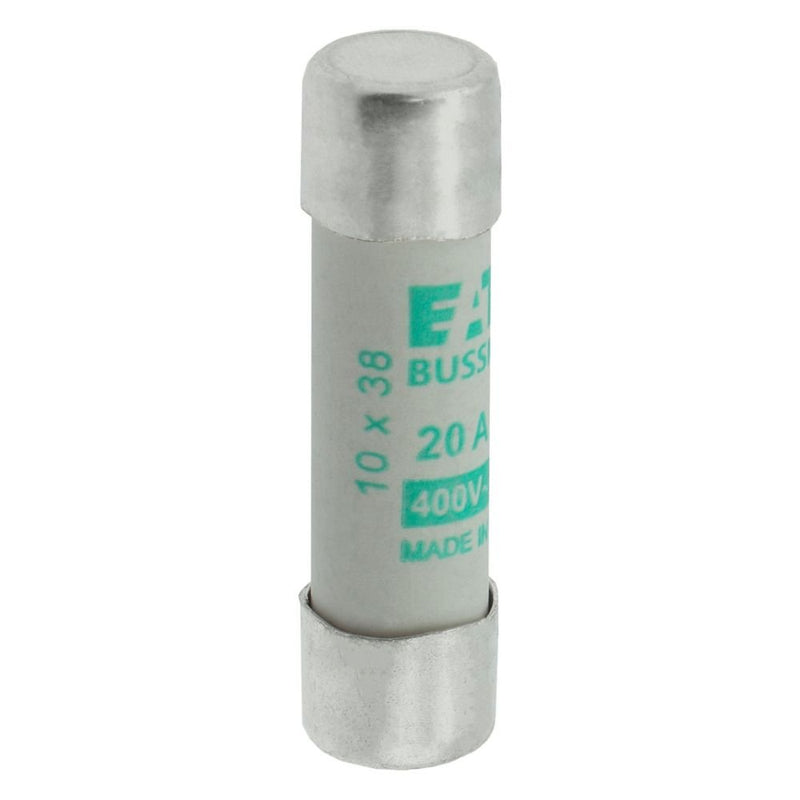Eaton - Zylindrische Sicherung Sicherungseinsatz Nieders. C10M20 20A AC 400V 120kA − 10 Stück
