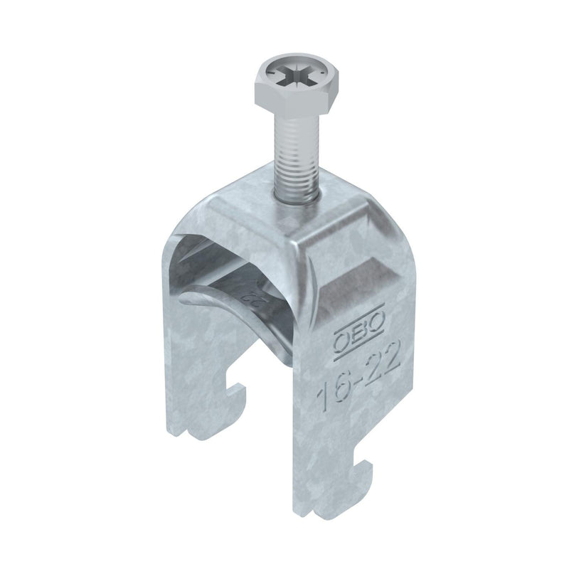OBO Bettermann - Bügelschelle BS-N1-M-22 FT 16-22mm − 100 Stück