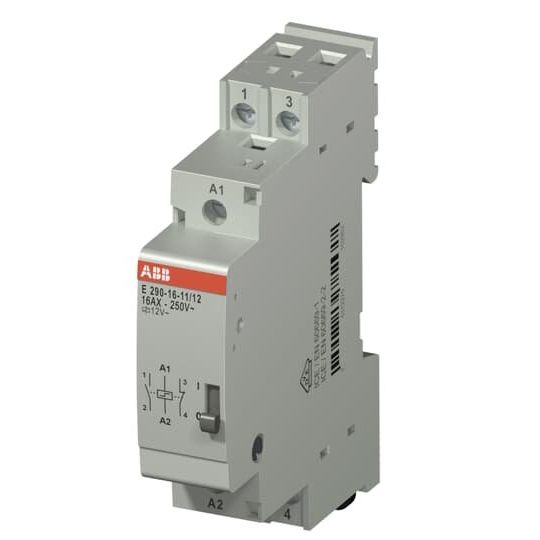 ABB Stotz S&J - Stromstoßschalter E290-16-11/12 12VAC 16A 1NC+NO