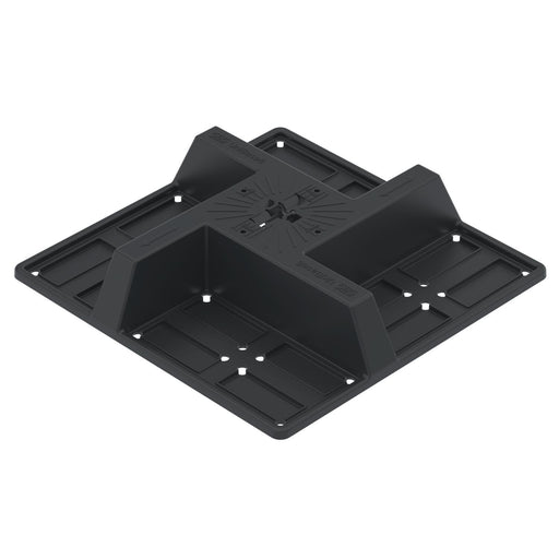 OBO Bettermann - Sockel für Fangeinrichtung Blitzschutz Universal-Standfuß UniBase 6 Steine bis 6cm − 16 Stück