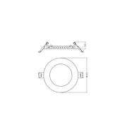 Ledvance - Downlight/Strahler/Flutlicht LED-Downlight DLSLIM.DAD100V9.5WMS 840, DALI