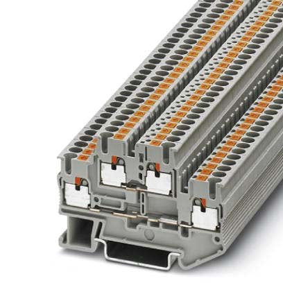 Phoenix Contact - Durchgangs-Reihenklemme Doppelstockklemme PTTB 2,5 OG 0,14qmm-4qmm orange − 50 Stück
