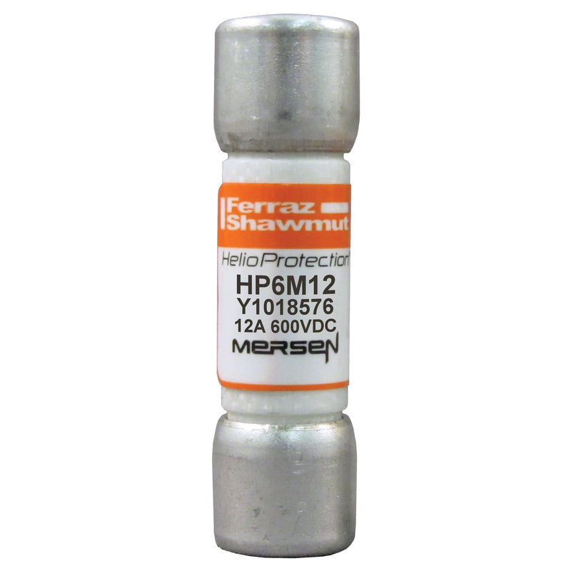 Mersen - Zylindrische Sicherung Sicherungseinsatz zylindr. HP6M12 gPV 10x38 12A − 10 Stück