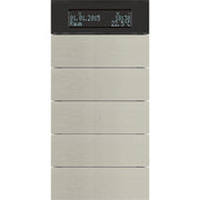 Berker - Bussystem-Mehrfach Bediengerät Tastsensor 75665593 Edelstahlm.Raumtem
