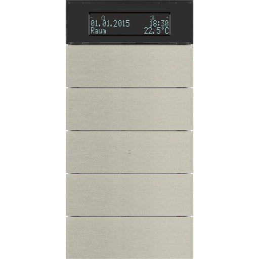 Berker - Bussystem-Mehrfach Bediengerät Tastsensor 75665593 Edelstahlm.Raumtem