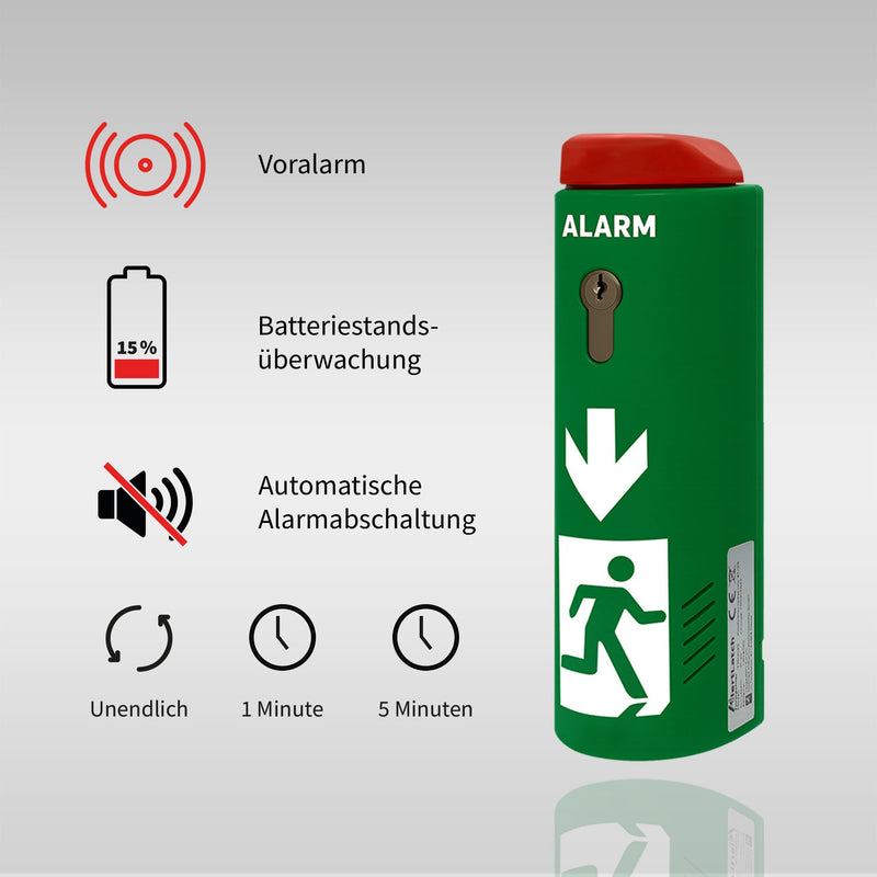Fischer - Bussystem-Melde-/Bedientableau Einhandtürwächter TWU110 mit Voralarm