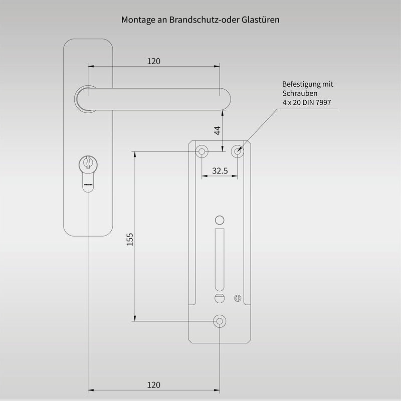 Fischer - Bussystem-Melde-/Bedientableau Einhandtürwächter TWU110 mit Voralarm
