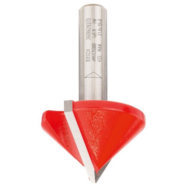 Bosch - Fräser V-Nutfräser Expert for 2608629370 Wood 8 mm D 31,8 mm