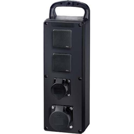 Mennekes - CEE-Steckdosen-Kombination (IEC 60309) EverGUM Steckdosenleiste 7106889 IP44 − 1 Stück