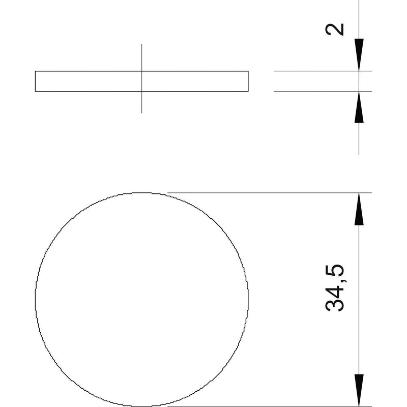 OBO Bettermann - Durchführungstülle Staubschutzplättchen 107 S VTEC PG29 − 100 Stück