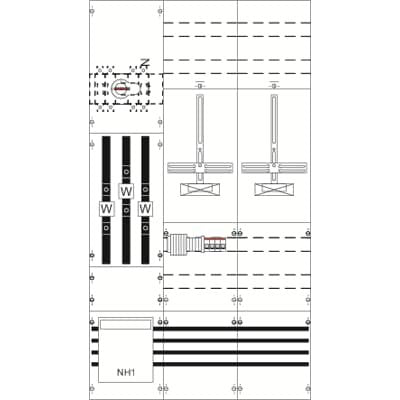 Striebel&John - Zählerfeld Mess-u.Wandlerfeld KA4217 komplett H5/B3