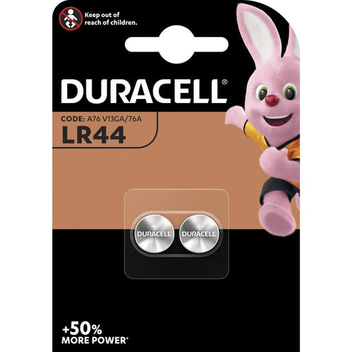 Hückmann - Batterie Duracell Alkaline-Kn.zelle 101797 (VE2) LR44 1,5V/105mAh