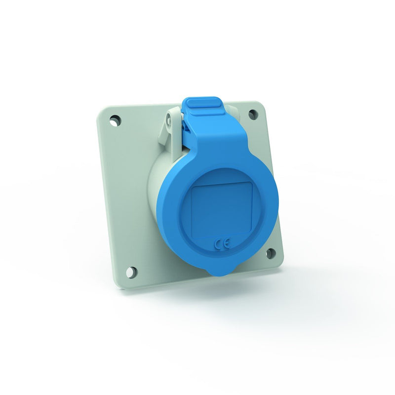 Bals Elektrotech - CEE-Anbausteckdose (IEC 60309) Anbausteckdose 127491 16A 3p 230V 6h IP54 − 10 Stück
