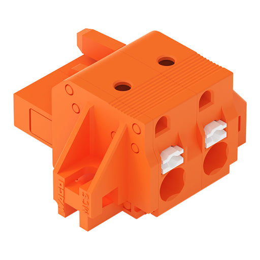 WAGO - Kabelsteckverbinder für Leiterplattensteckverbinder 1-Leiter-Federleiste 2231-702/031-000 Push-inCAGECLAMP,or − 50 Stück