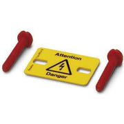 Phoenix Contact - Warn-/Hinweisschild Warnschild WS 5- 5 − 10 Stück