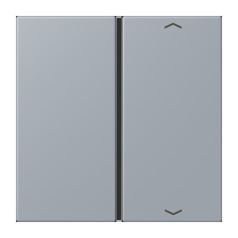 Jung - Abdeckung/Bedienelement für Installationsschalterprogramme Taste 1fach m. Pfeilsymb. LC 401 TSAP 257 gris clair 59