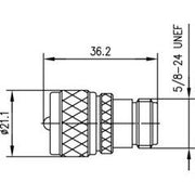 Telegärtner - Koax-Kupplung Adapter UHF-N (M-F) 100024352 UG83B/U (NI)