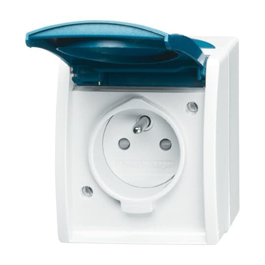 Busch-Jaeger - Steckdose 23 MWKS-53-504 Alu-Druckguss