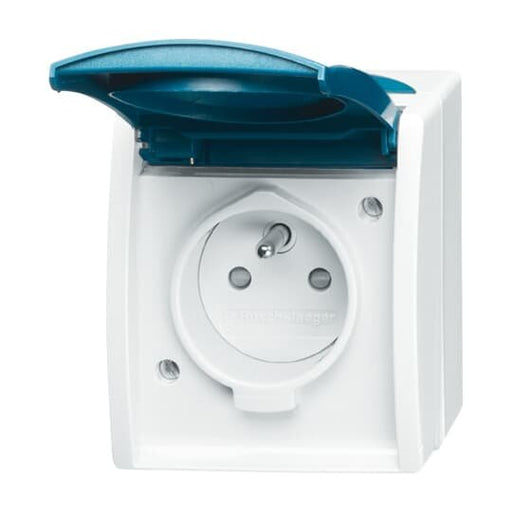 Busch-Jaeger - Steckdose 23 MWKS-53-504 Alu-Druckguss