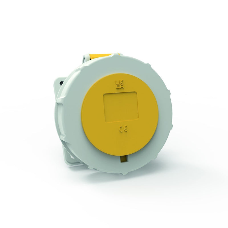 Bals Elektrotech - CEE-Anbausteckdose (IEC 60309) Anbausteckdose Neigung 128221 32A 5p 110V 4h IP67 − 10 Stück
