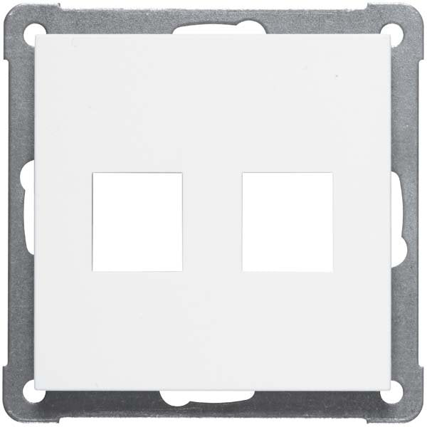 Peha - Einsatz/Abdeckung für Kommunikationstechnik Abdeckung Keystone D 20.610/2.022 KEY reinweiß