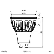 EVN Lichttechnik - LED-Lampe/Multi-LED LED-Leuchtmittel D23510502 GU10 3000K 450lm