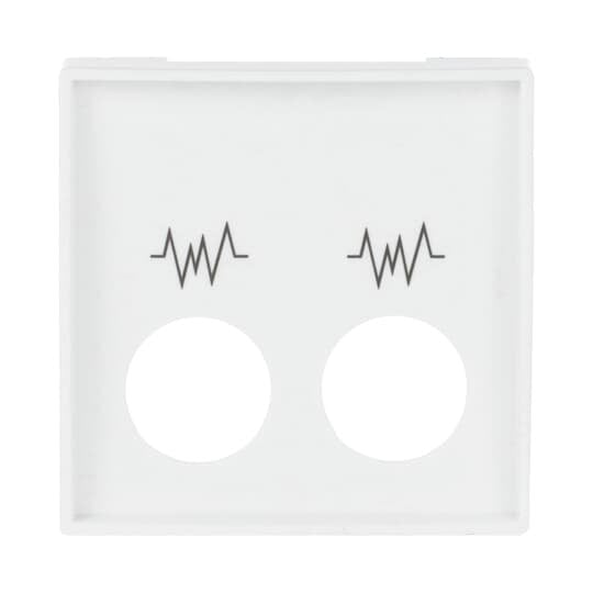 Busch-Jaeger - Zentralelement Klinikinstallation Zentralscheibe studioweiß 2548-021 G-84 Rufsysteme  − 1 Stück
