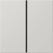 Jung - Abdeckung/Bedienelement für Installationsschalterprogramme Tastensatz 1-fach lgr LS 401 TSA LG komplett − 1 Stück