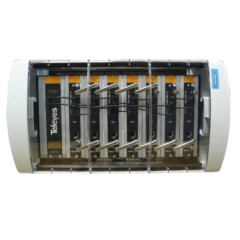 Televes - Kompakt-Kopfstelle T0X-Kopfstation 14 Transp. UNI14-T DVB-S2 in QAM