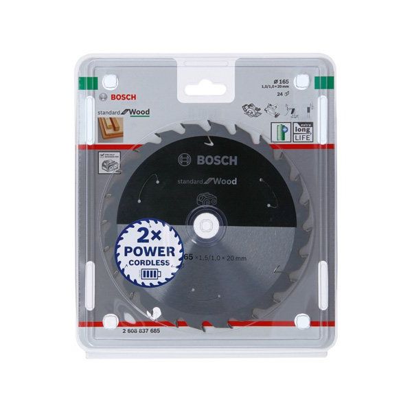 Bosch - Kreissägeblatt PRO Wood cordless 2608837685 Kreissägeblatt 165 x