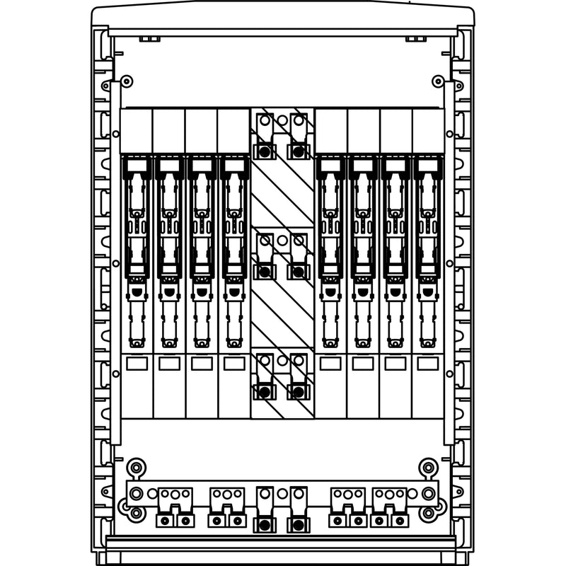 Elsta Mosdorfer - Kabelverteilerschrank Kabelverteilerschrank LS10C.DV24 mit Sammelschienen