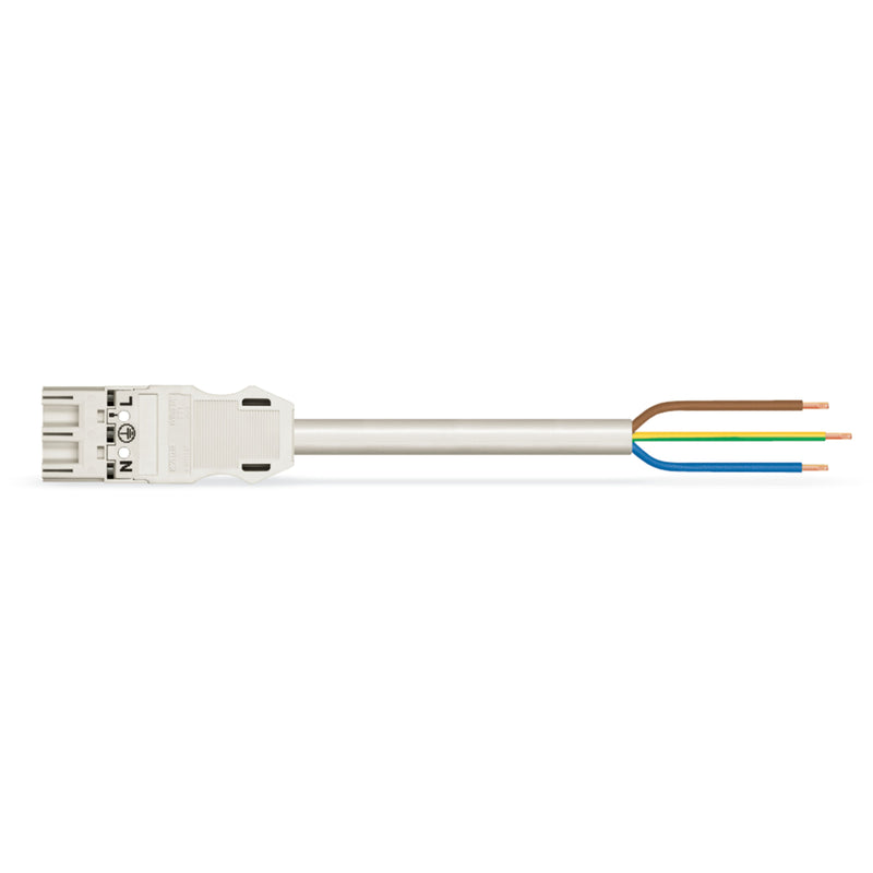 WAGO - Konfektionierte Leitung für steckbare Gebäudeinstallation konfekt. Anschlussleitung 771-9993/216-702 Eca,Stecker