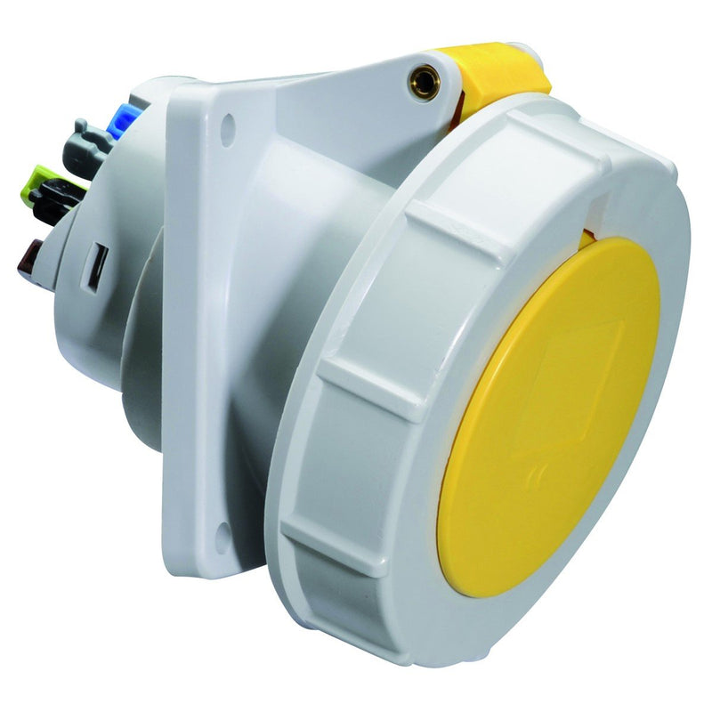 Bals Elektrotech - CEE-Anbausteckdose (IEC 60309) Anbausteckdose geneigt 16A 12808 3p 110V 4h IP67
