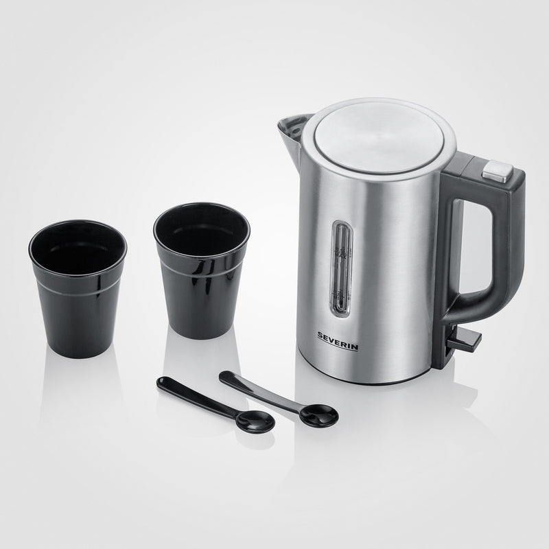 Severin - Wasserkocher Reise-Wasserkocher WK 3647eds-geb/sw 0,5L,115/230V