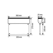 ESYLUX - Sicherheitsleuchte LED-Rettungszeichenleuchte SLDEL LED#EN10031663 3h, 32m
