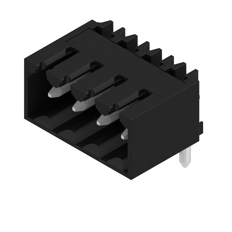 Weidmüller - Leiterplattensteckverbinder LP Verbinder Raster 3.5 SL3.5/4/90G4.5SN SW − 100 Stück