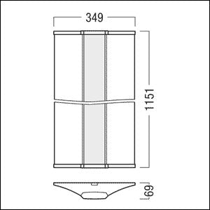 Zumtobel Group - Decken - /Wandleuchte LED - Anbauleuchte MLinf AA #42189948 840, si