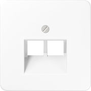Jung - Einsatz/Abdeckung für Kommunikationstechnik Abdeckung aws CD 569-2 UA WW für IAE/UAE-Dose