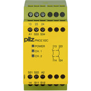 Pilz - Gerät zur Überwachung von sicherheitsgerichteten Stromkreisen Not-Aus-Schaltgerät PNOZ X2C #774304 24VAC/DC 2n/o
