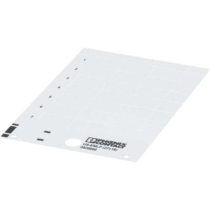 Phoenix Contact - Kennzeichnungsmaterial Kunststoffschild US-EMLP (70X15) YE  − 10 Stück