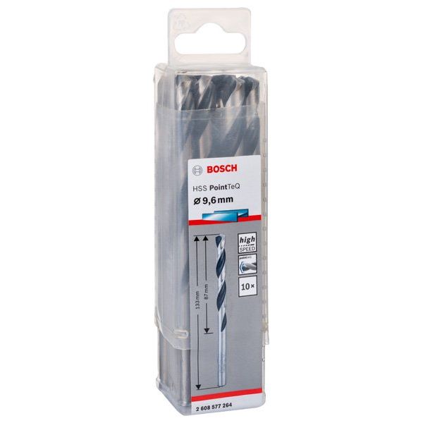 Bosch - Bohrer Metallspiralbohrer HSS 2608577264 PointTeQ DIN 338 9,6