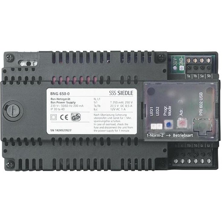 Siedle&Söhne - Netzgerät für Türkommunikation Bus-Netzgerät BNG 650-0 DE f.In-Home-Bus Audio