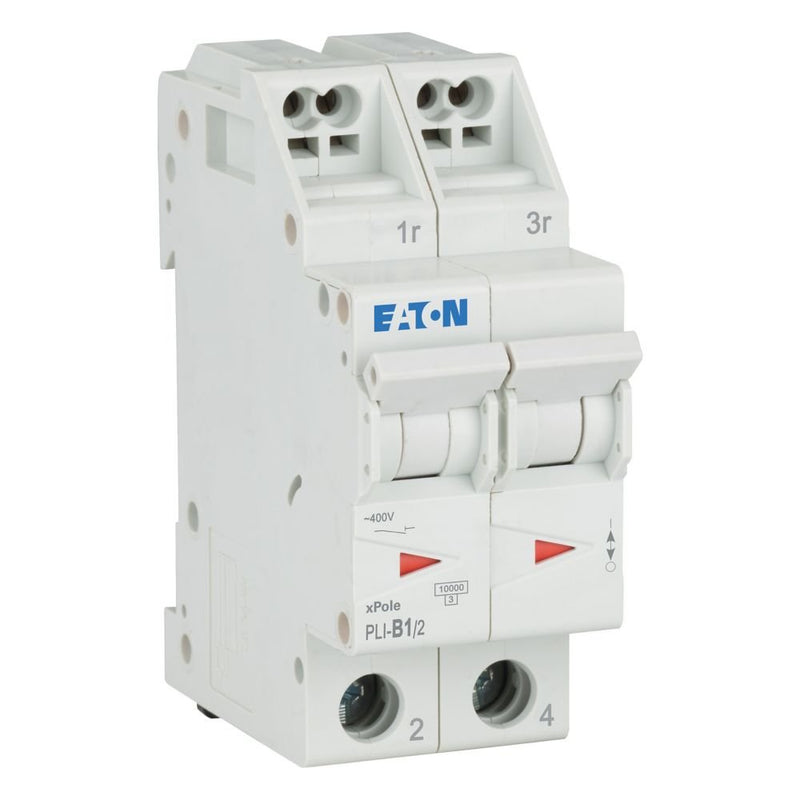Eaton - Leitungsschutzschalter PLI-B1/2 1 A, 2p,Steckkl. B