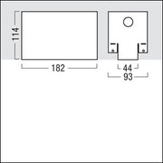 Zumtobel Group - Mechanisches Zubehör/Ersatzteile für Leuchten Betoneingießgehäuse ARTSIGN #22168742 für Notleuchte